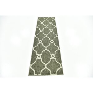 Hyder Green Area Rug