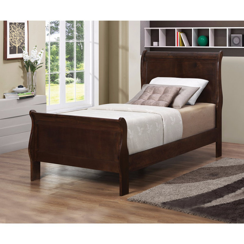 Red Barrel Studio Swarttz Sturdy Twin Sleigh Bed Wayfair