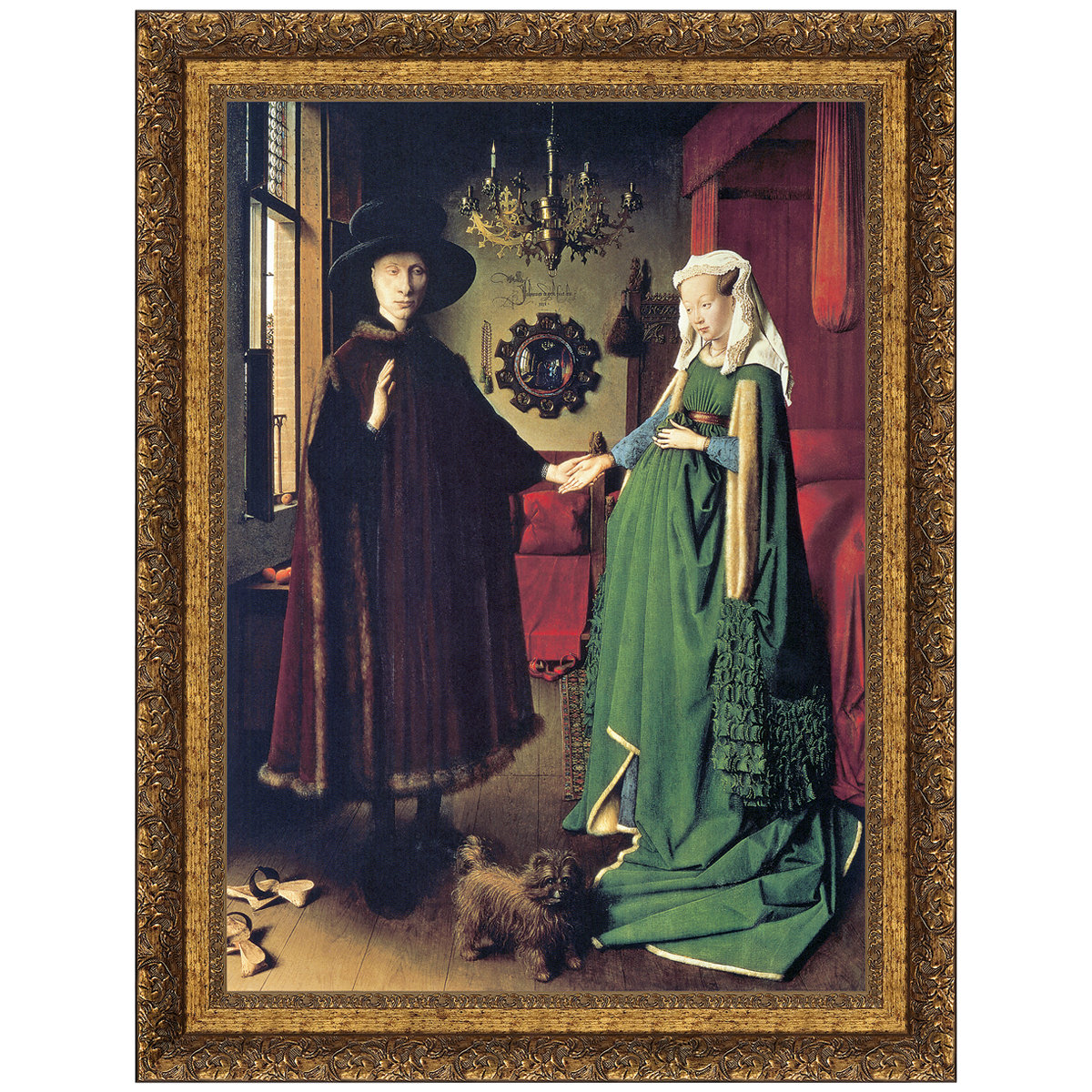Design Toscano The Arnolfini Marriage 1434 By Jan Van Eyck Framed Design Toscano The Arnolfini Marriage 1434 By Jan Van Eyck Framed Painting Print Wayfair