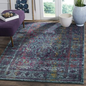 Sariya Blue/Yellow Area Rug