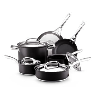 Circulon Infinite Cookware Wayfair Infinite 10 Piece Non Stick Cookware Set By Circulon