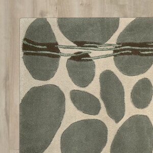 Nevada Hand-Tufted Wool Green/Blue Area Rug