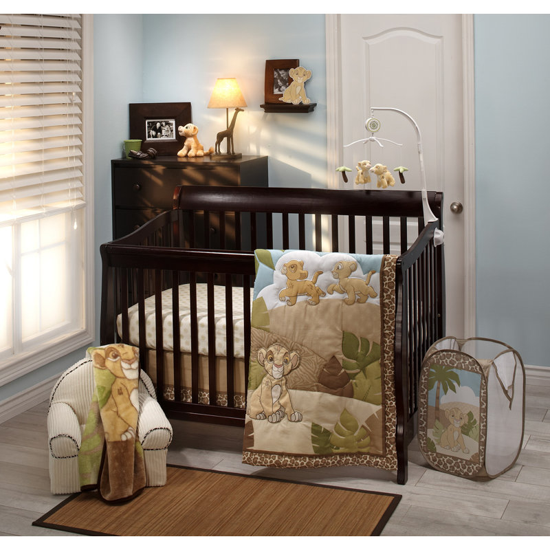 Disney Lion King Urban Jungle Piece Crib Bedding Set Reviews Wayfair Lion King Urban Jungle Piece Crib Bedding Set