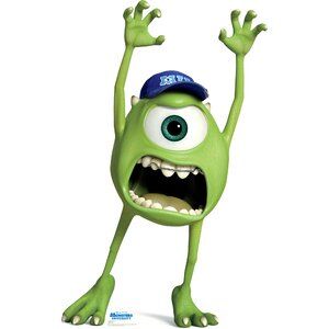 Mike Wazowski - Disney Pixar Monsters University Cardboard Stand-Up