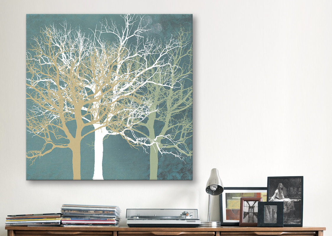 East Urban Home 'Tranquil Trees' Graphic Art Print & Reviews Wayfair