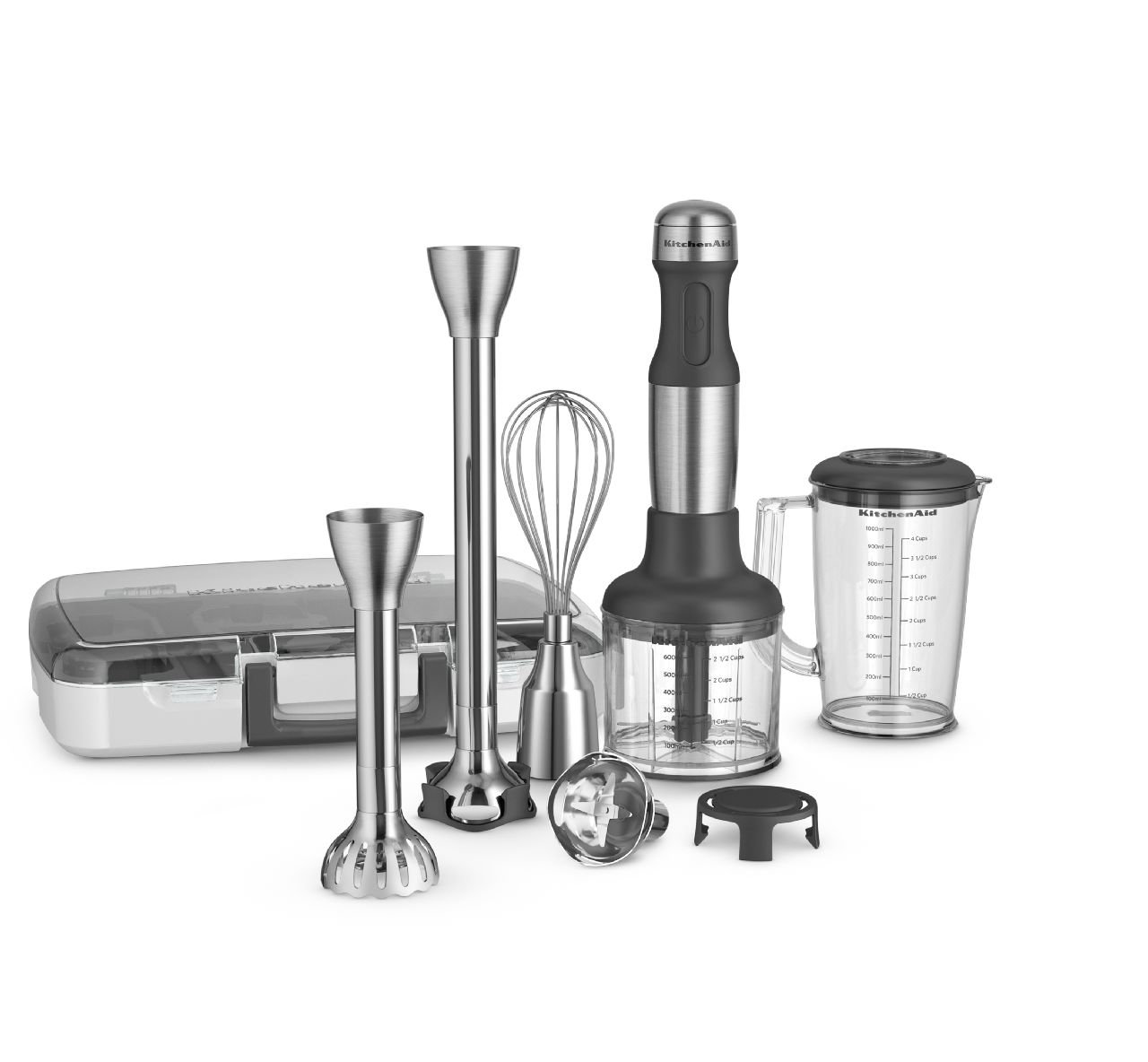 Kitchenaid Stainless Steel 5 Sd Immersion Blender With 2 Blending Kitchenaid Stainless Steel 5 Sd Immersion Blender With 2 Blending Arms Reviews Wayfair