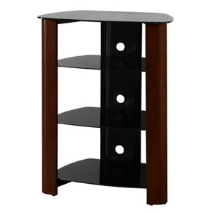 Audio Rack with Glass Shelves