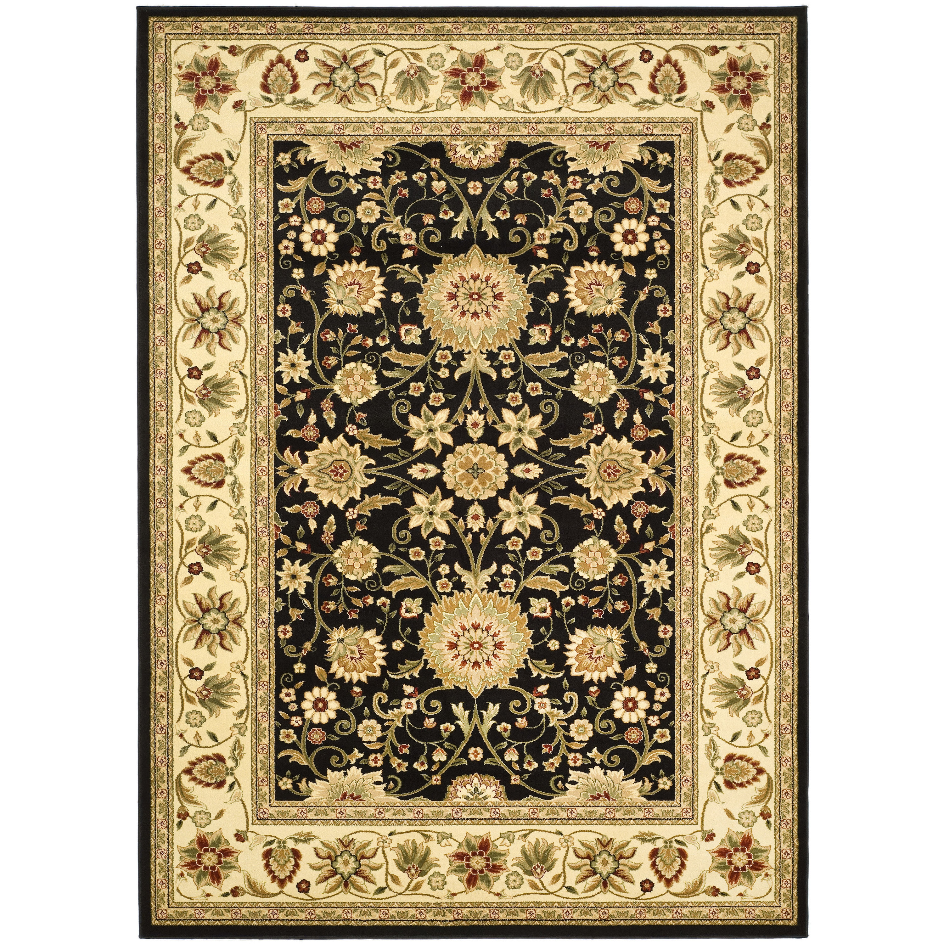 Charlton Home Ottis Black/Cream Area Rug You'll Love Wayfair Wayfair