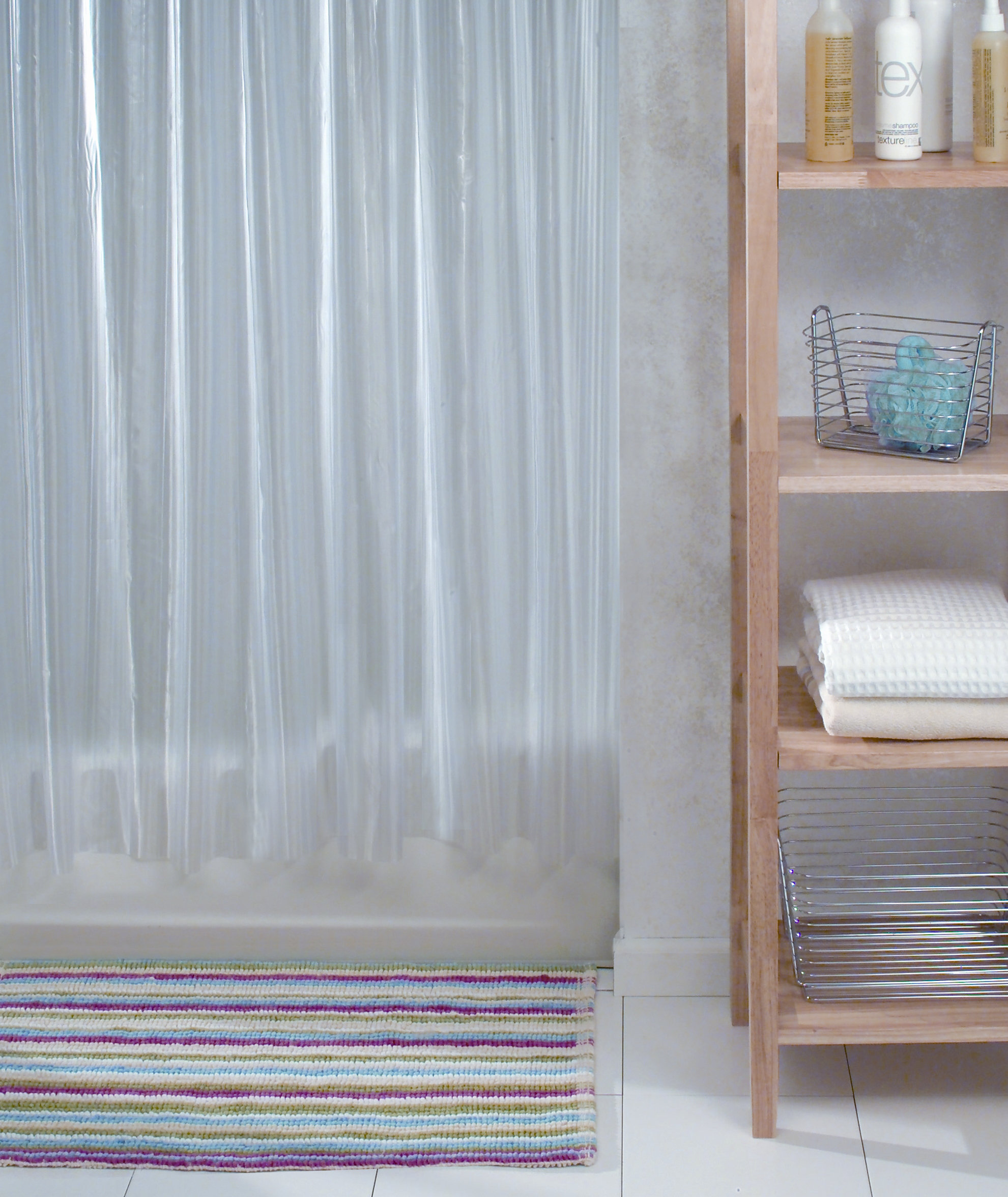 InterDesign Zia Vinyl Shower Curtain You'll Love Wayfair Wayfair