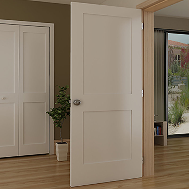 KIBY Shaker 2 Panel Wood Slab Interior Door & Reviews ...