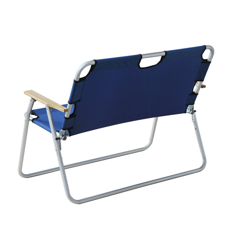 Freeport Park Schmidt 2 Person Aluminum Outdoor Folding Camping Schmidt 2 Person Aluminum Outdoor Folding Camping Chair
