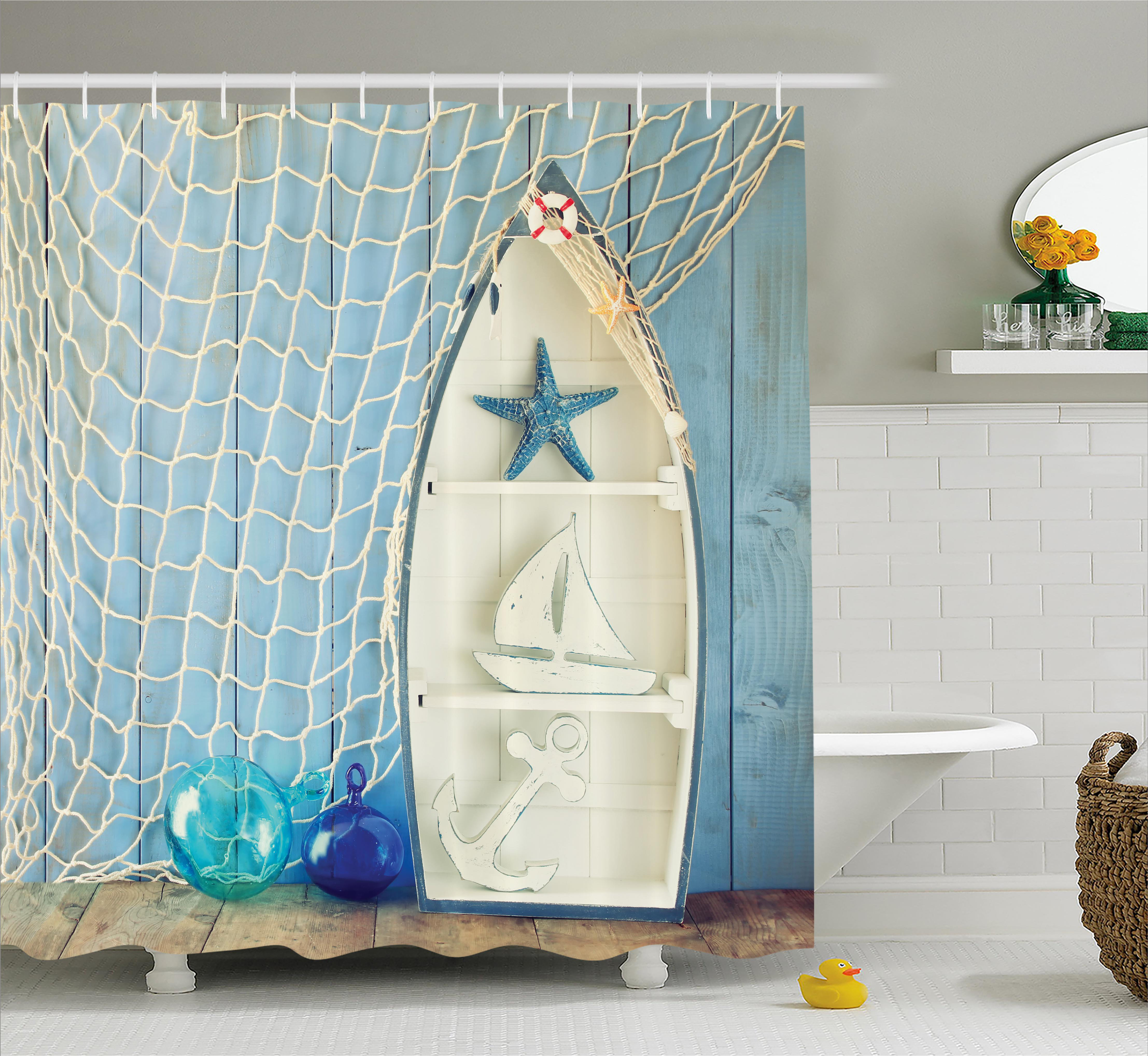 Highland Dunes Carterton Nautical Decor Shower Curtain Wayfair