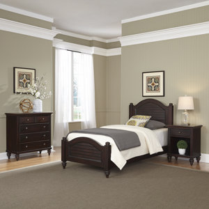 Harrison Traditional Twin Panel 3 Piece Bedroom Set