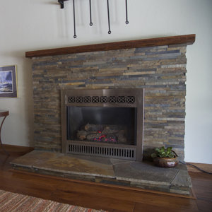 Cladding Stone Splitface Tile in Sunset Slate