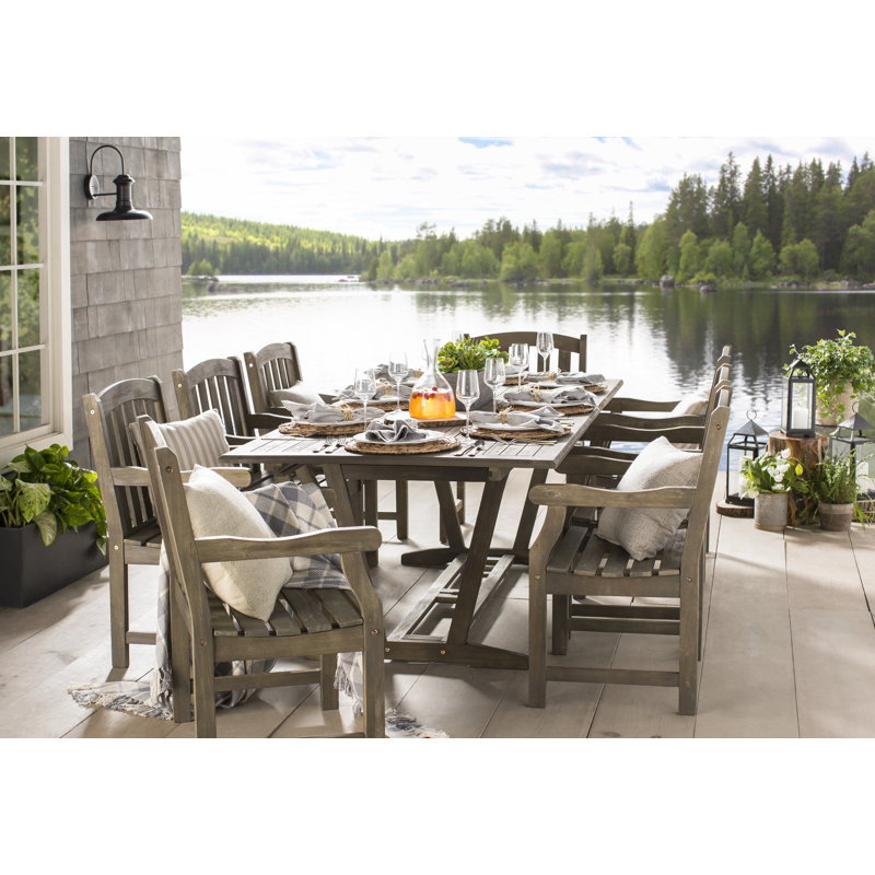 Manchester 9 Piece Dining Set Reviews Joss Main Manchester 9 Piece Dining Set