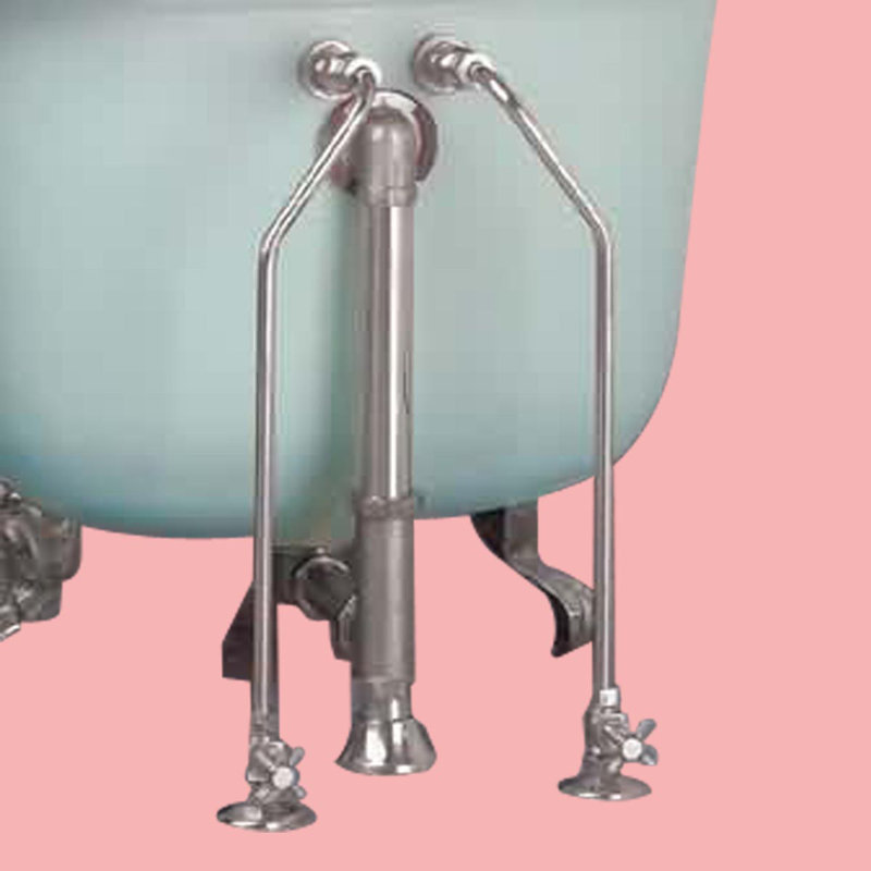 The Renovators Supply Inc Floor Mounted Clawfoot Tub Faucet Wayfair