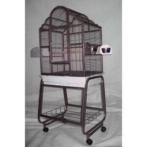 Victorian Bird Cage with Plastic Base