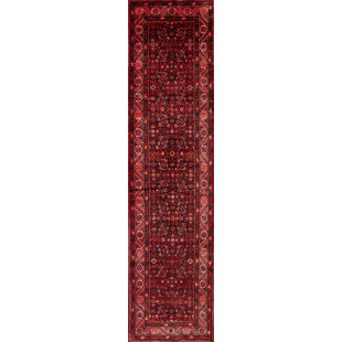 3 X 14 Runner Wayfair One Of A Kind Ottman Clical Hamedan Vintage Persian Palace Hand Knotted Runner 3 8 X 14 Wool Red Black Area Rug