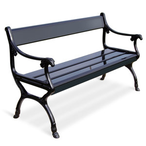 Gartenbank Afrodite aus Aluminium von Home Loft ..