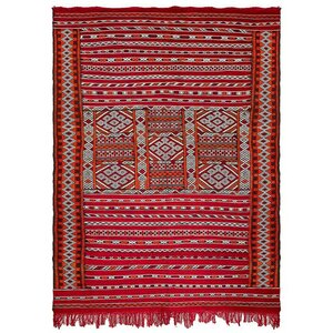 Berber Kilim Hand-Woven Area Rug