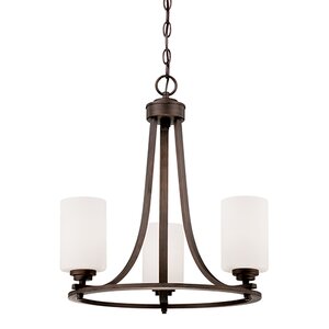 Castano 3-Light Shaded Chandelier