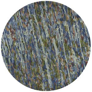 Bernardine Hand-Tufted Wool Sky Blue Area Rug