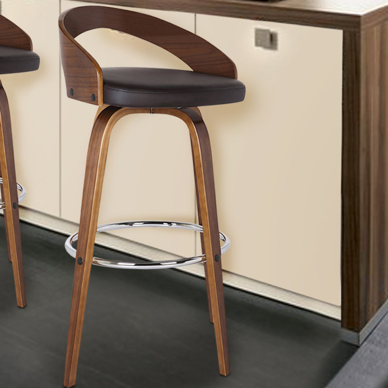 Maxime 26" Swivel Bar Stool & Reviews AllModern