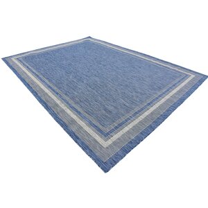 Durocher Blue Outdoor Area Rug