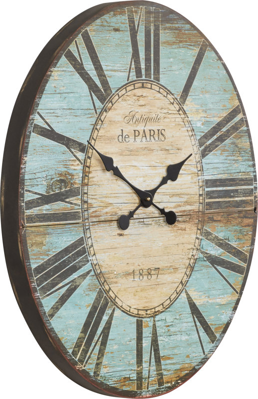 Oversized 29'' Oval Wall Clock & Reviews Birch Lane