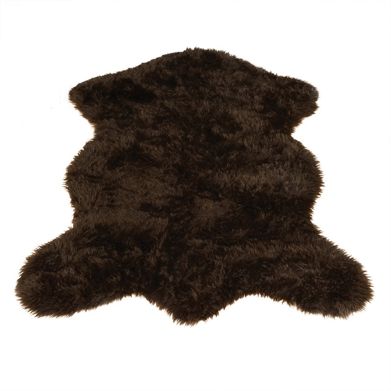 Walk On Me Animal Pelt Brown Area Rug & Reviews Wayfair