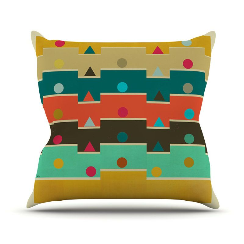KESS InHouse Modern Graphics Geometry Throw Pillow Wayfair