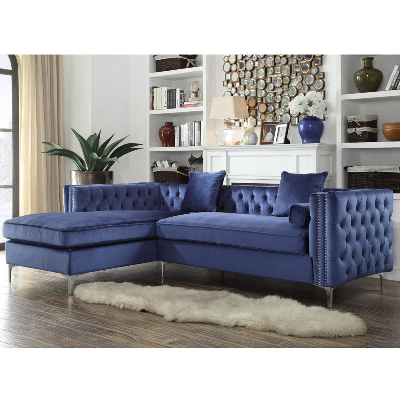 Iconic Home Da Vinci Sectional & Reviews Wayfair
