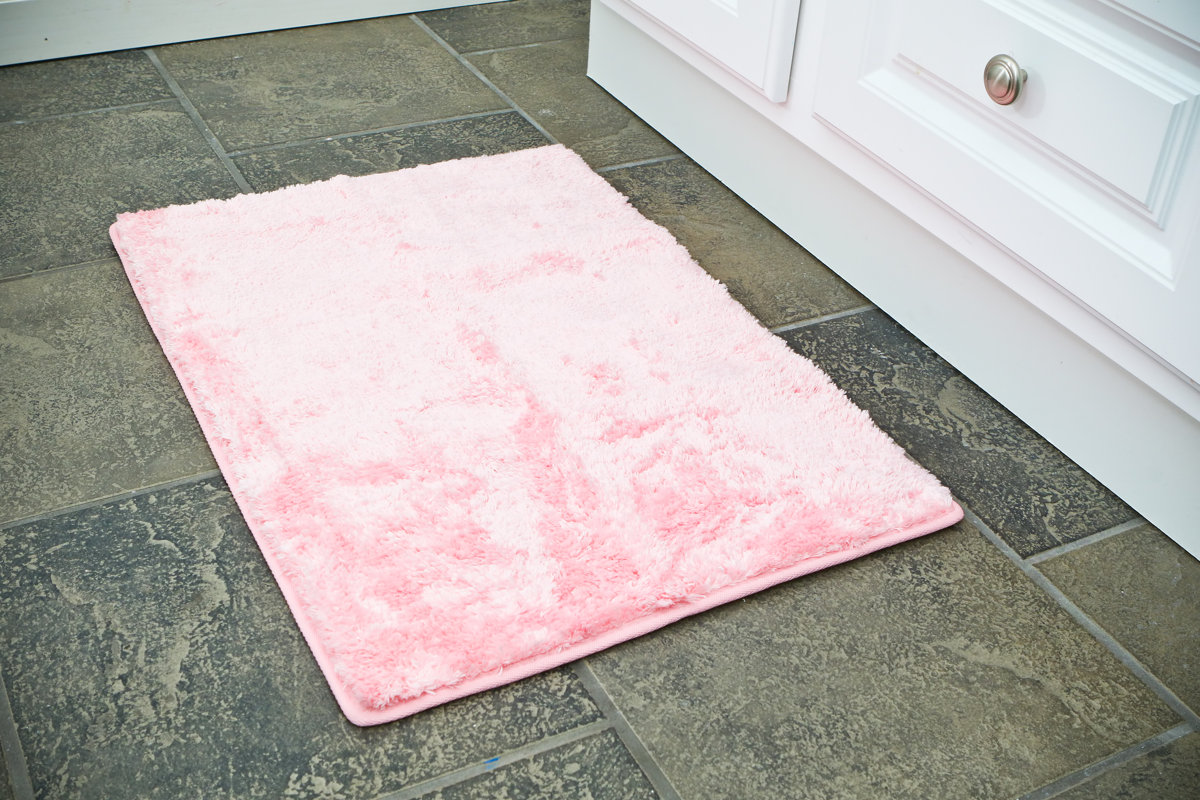 pink bath rugs & mats you'll love | wayfair pink bath rugs & mats you'll love | wayfair