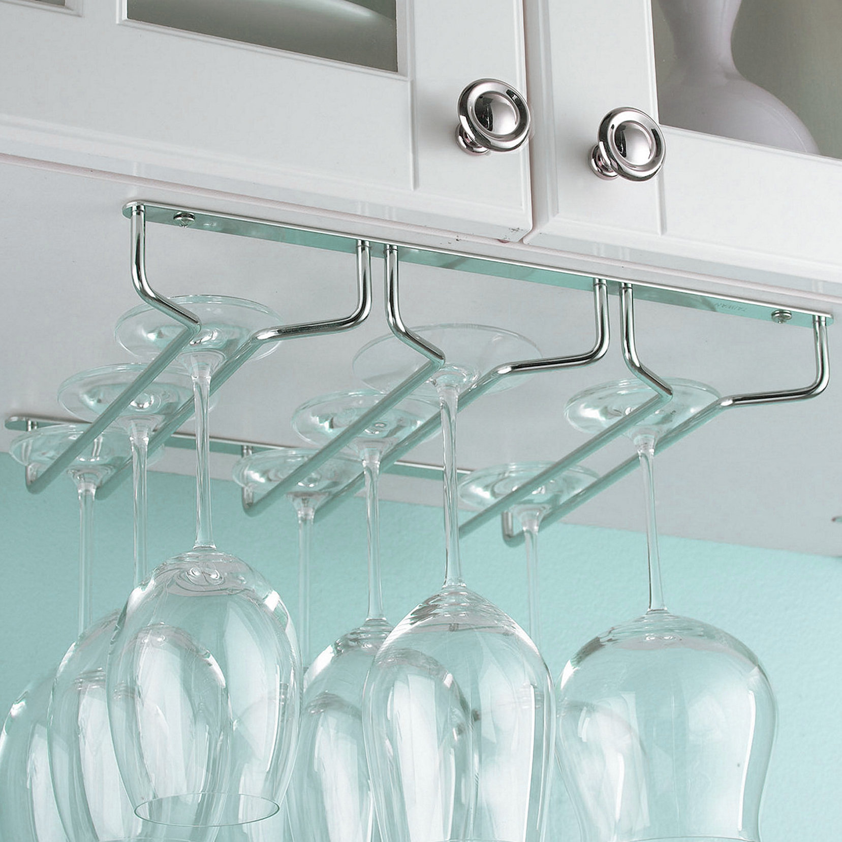 Mind Reader Hanging Wine Glass Rack & Reviews Wayfair