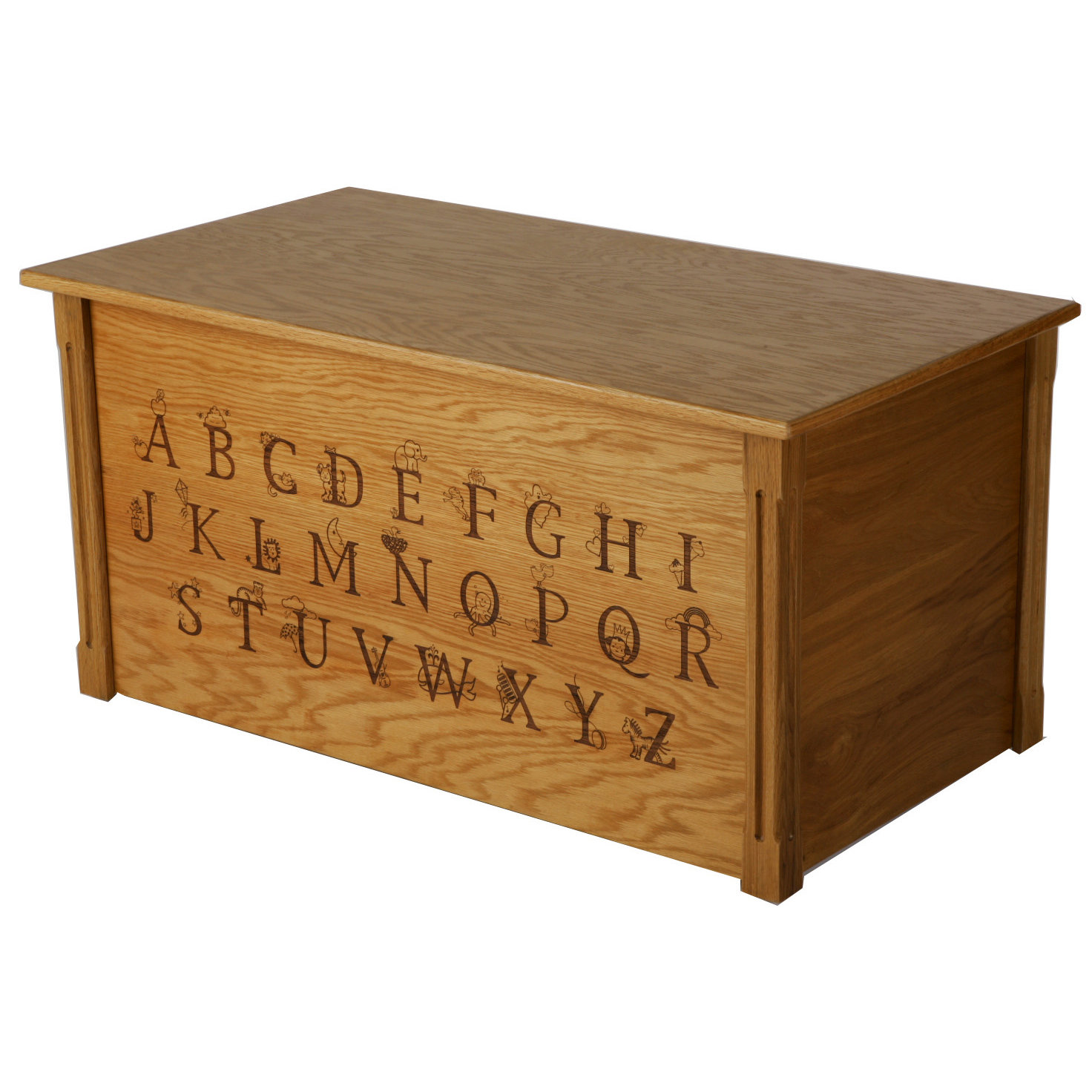 Dream Toy Box Oak Toy Box & Reviews Wayfair