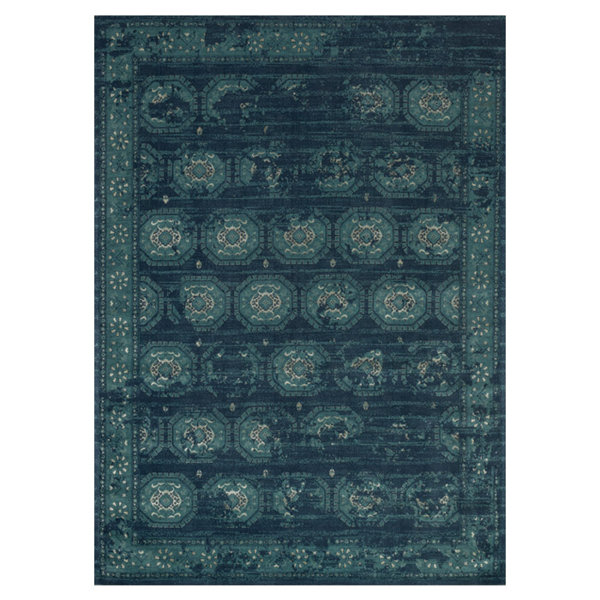 Loloi Rugs Journey Navy/Blue Area Rug & Reviews Wayfair