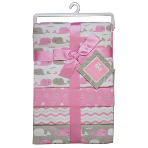 Barrett Receiving Whale Watcher Baby Blanket (Set of 4)