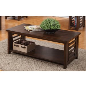 Alvina Cherry Walnut Coffee Table