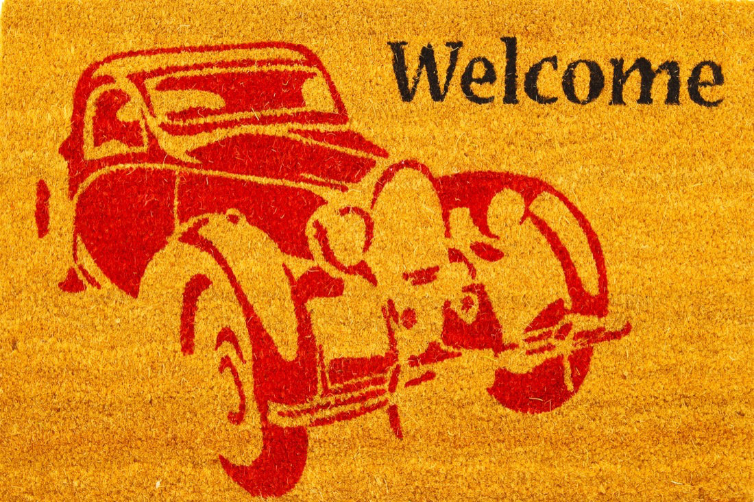 Envelor Home Vintage Car Doormat & Reviews Wayfair