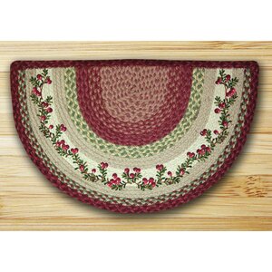 Cranberries Printed Red Slice Area Rug