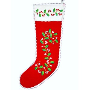 Holly Berry Stocking