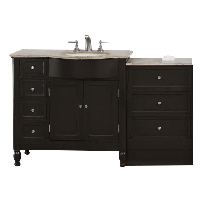 Silkroad Exclusive Hamilton 58 Single Bathroom Vanity Set Reviews Hamilton 58 Single Bathroom Vanity Set