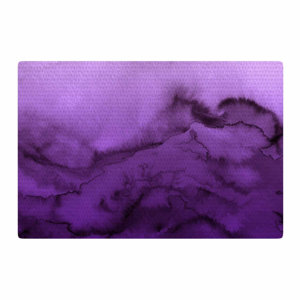 Ebi Emporium Winter Waves 9 Abstract Purple Area Rug