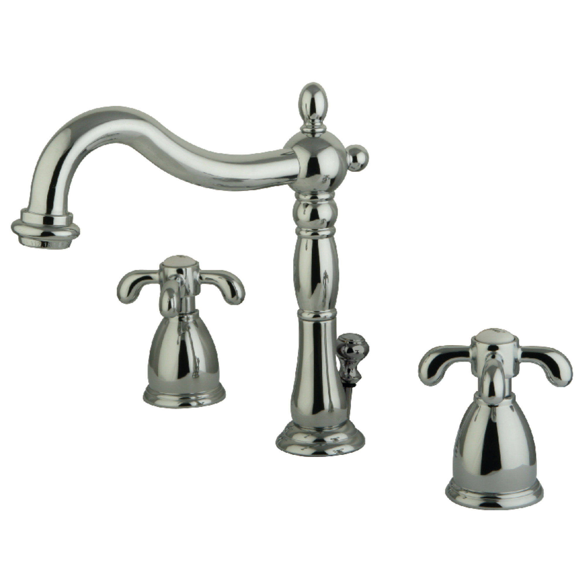 Kingston Br French Country Widespread Bathroom Faucet With Abs Widespread Bathroom Faucet