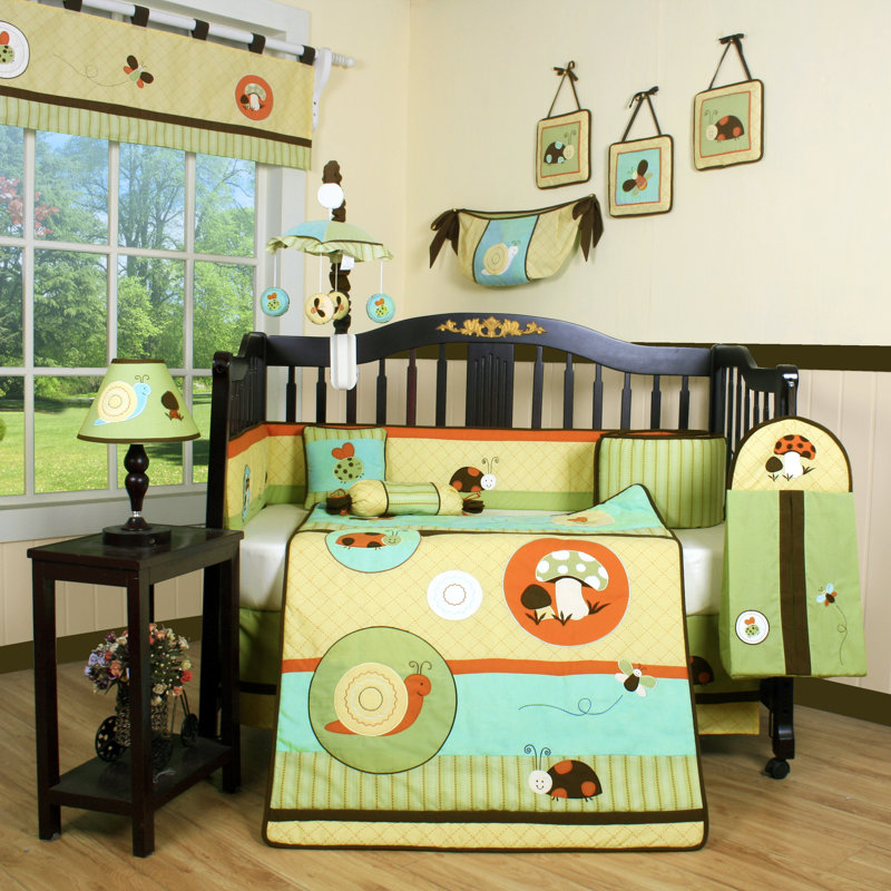 Geenny Boutique Garden Paradise 13 Piece Crib Bedding Set ...