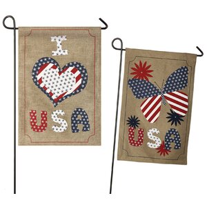 Love USA 2-Sided Garden Flag
