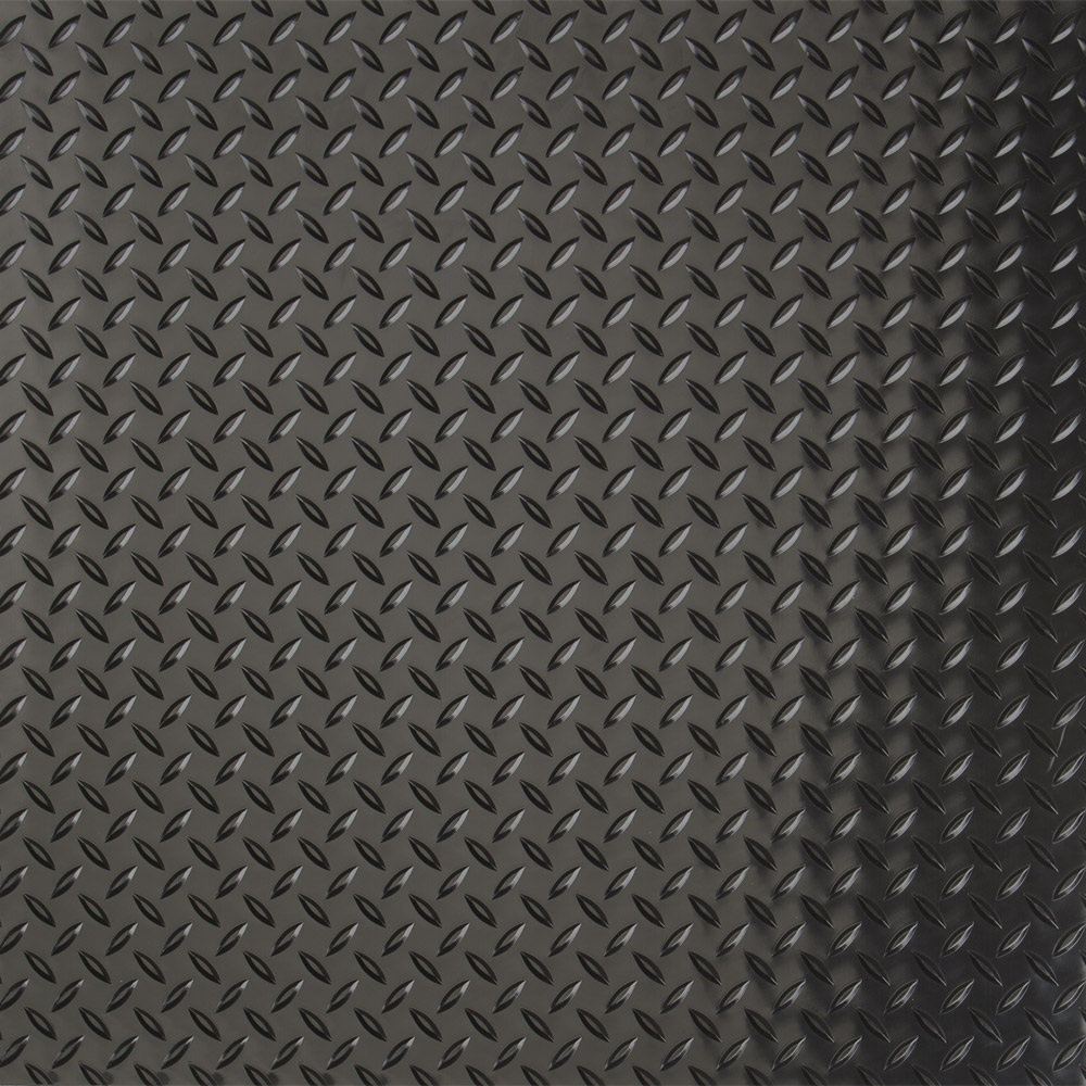 G Floor Diamond Tread 75 Ft X 17 Garage Flooring Roll In Midnight Black G Floor Diamond Tread 75 Ft X 17 Garage Flooring Roll In Midnight Black