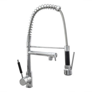 Pull Out Single Handle Deck Mounted Kitchen Faucet