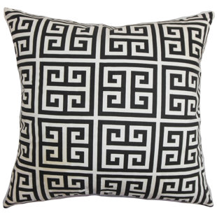 Black Greek Key Pillow Wayfair Quickview