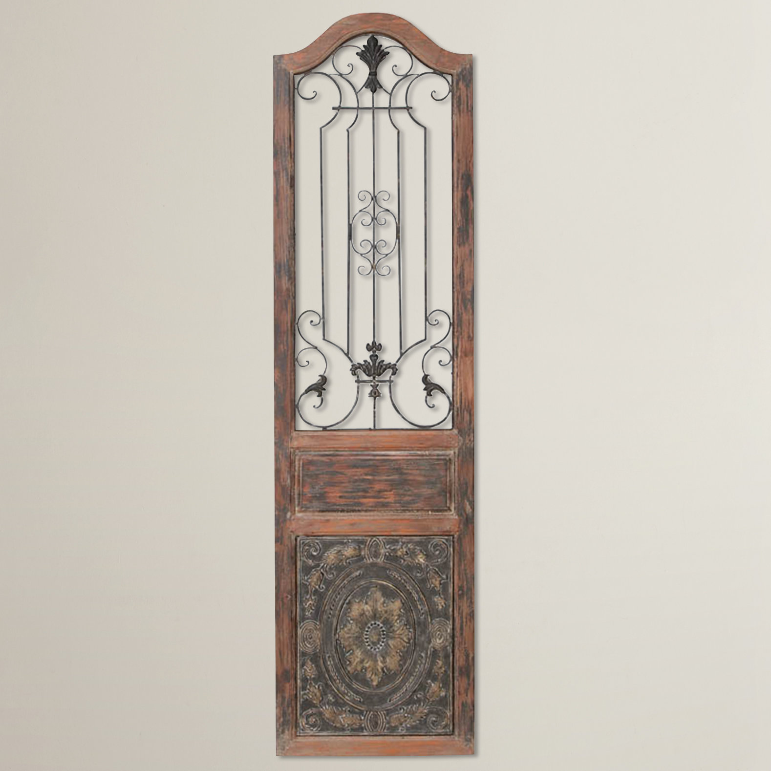 One Allium Way Antique Iron Alloy Wall Décor Reviews Wayfair